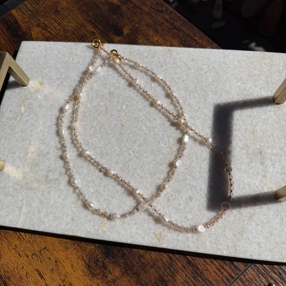 Freshwater Pearl & Crystal Necklace Bundle - Picture 2 of 7